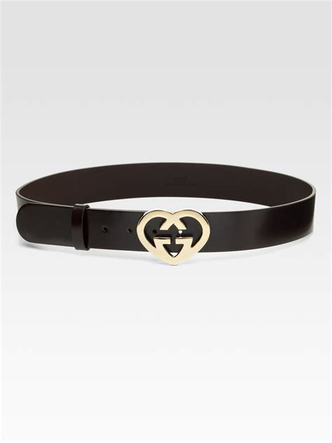 gucci heart g belt|Gucci belt with diamonds.